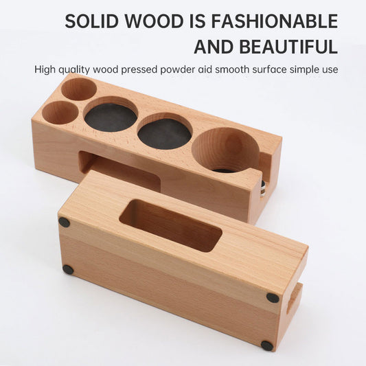 Coffee Tamping Station & Barista Tool Organizer for Perfect Espresso Preparation