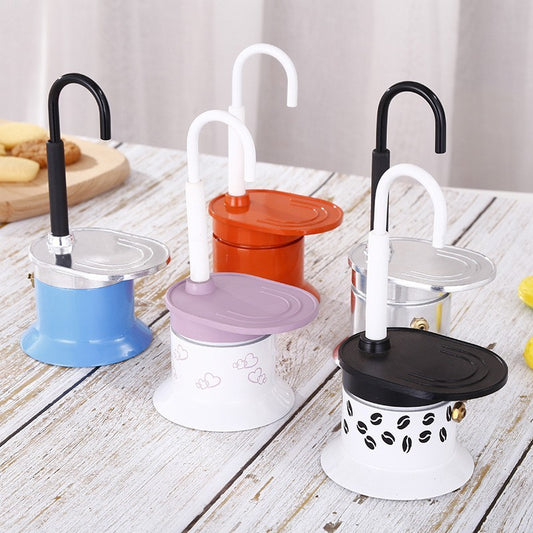 Aluminum Moka Pot 50ml Single Tube for Home Brewing