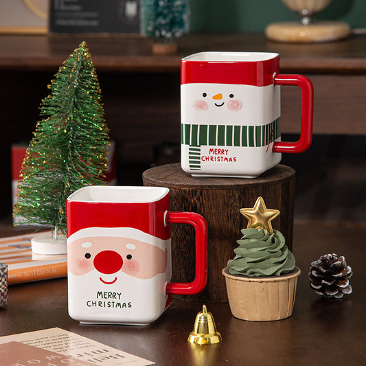 Christmas Cup Creative Ceramic Coffee Mug
