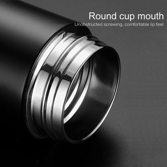 Stainless Steel Vacuum Flask with Frosted Finish - Perfect Gift Option