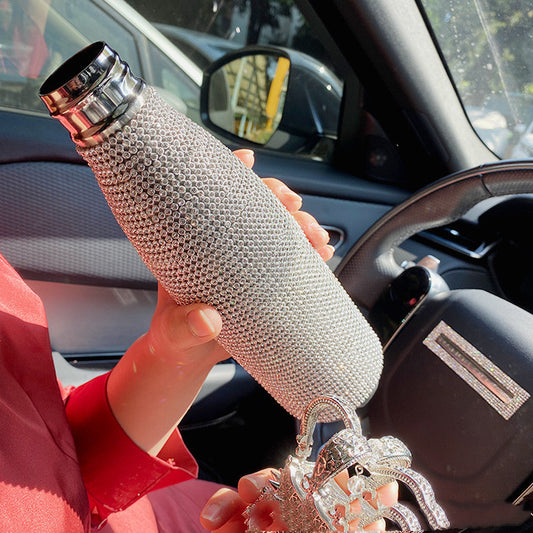 Luxe Crown Vacuum Flask - Stylish High-Value Creative Water Cup