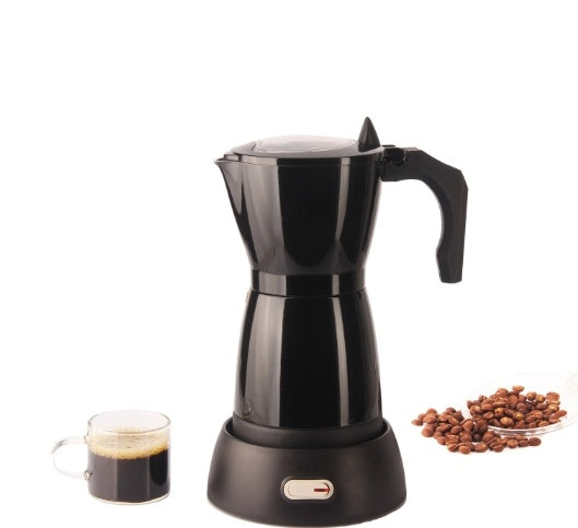 Electric Moka Pot Coffee Machine - Automatic Insulated Brewing for Perfect Espresso