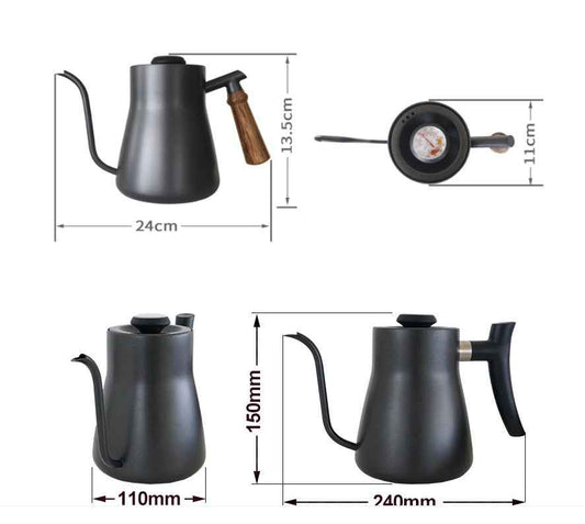 Gooseneck Kettle with Thermometer