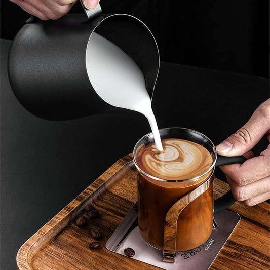 Stainless Steel Milk Frothing Jar - 350 ML