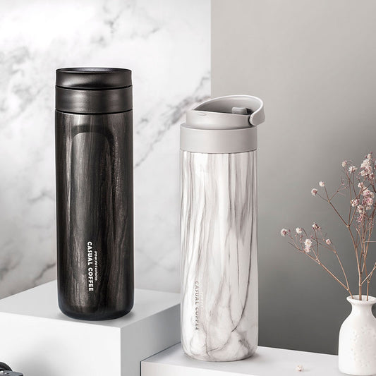 Casual Coffee Insulated Tumbler for Hot and Cold Beverages - Ideal Insulated Coffee Tumbler