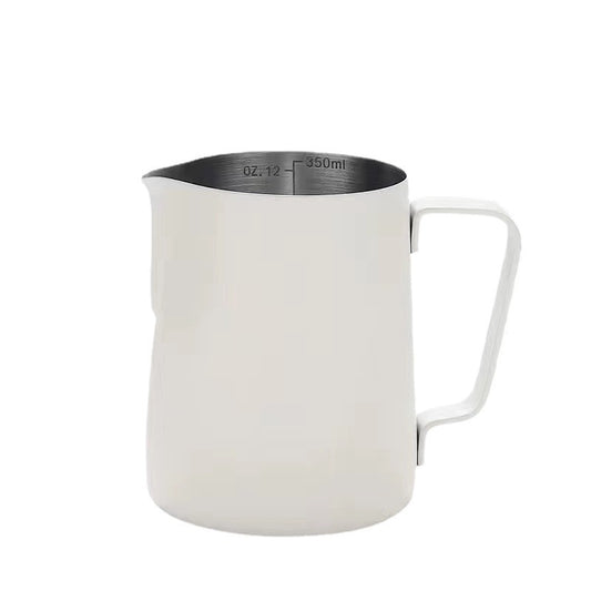 Frothing Pitcher with V-Shaped Pointed Design for Perfect Milk Froth