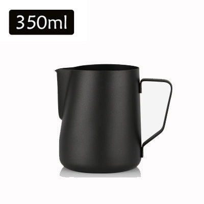 Stainless Steel Milk Frothing Pitcher with Mouth Etched Design