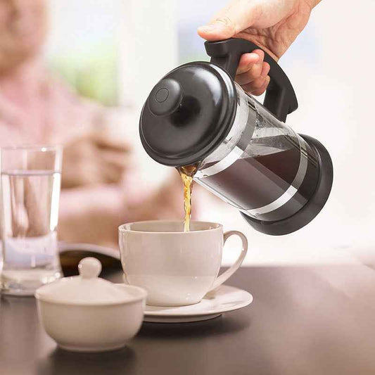Press Filter Type Glass Coffee Pot