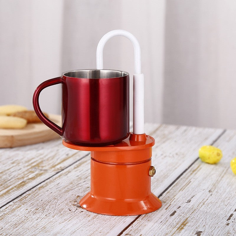 Aluminum Moka Pot 50ml Single Tube for Home Brewing