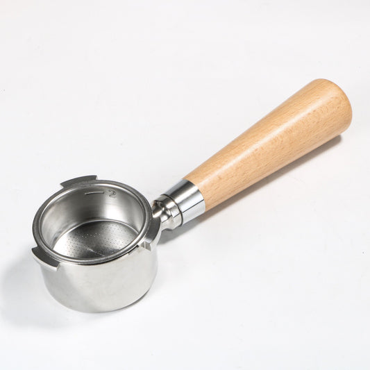 Beechwood Coffee Portafilter - 51MM with Two & Three Ear Options