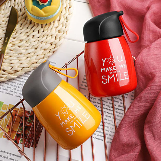Portable Cute Mug - Stylish Travel Coffee Cup for On-the-Go Sipping