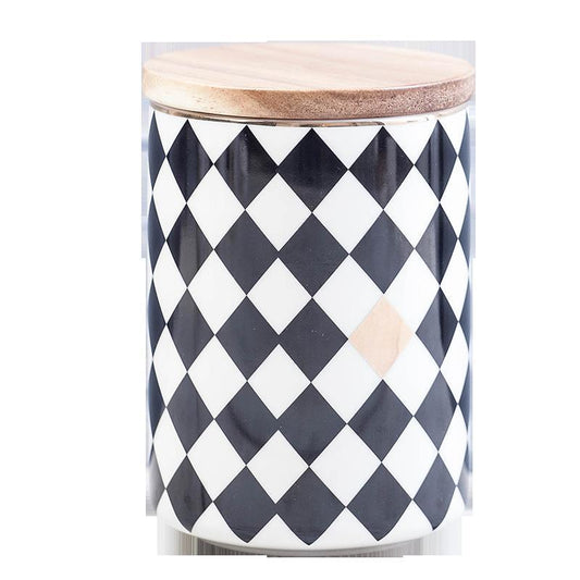 Nordic Style Ceramic Kitchen Jar for Airtight Storage