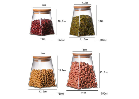 Square Storage Large-capacity Glass Borosilicate Tank