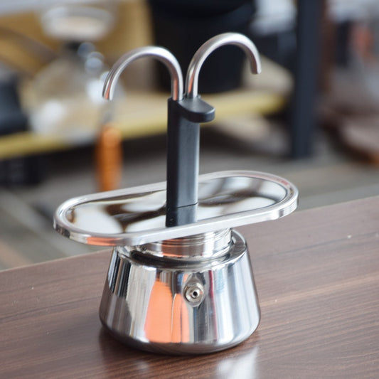 Household Stainless Steel Moka Pot for Perfect Espresso at Home