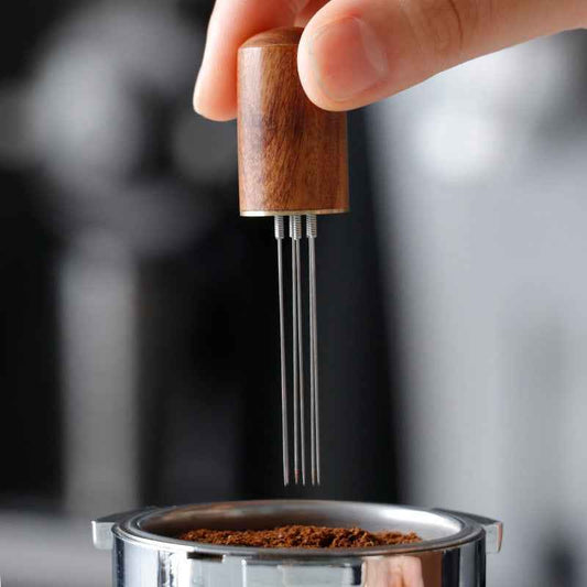 Walnut Wood Espresso Stirrer and WDT Tool for Perfect Coffee Extraction