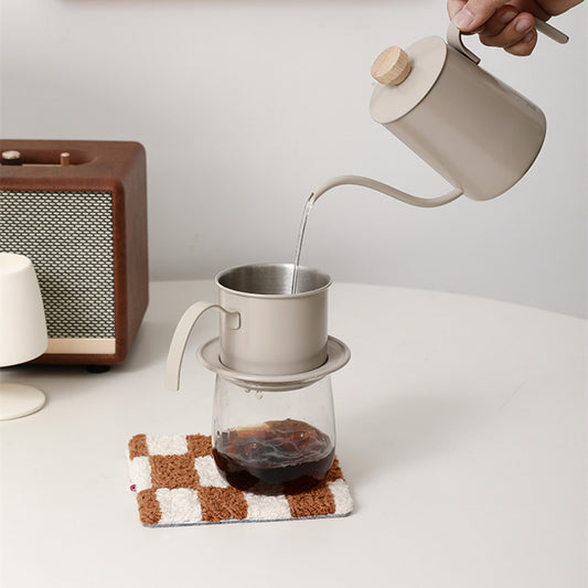 Household Stainless Steel Long Spout Fine Mouth Pour Over