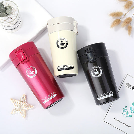 Portable Insulated Travel Mug - 360ml & 280ml for On-the-Go Enjoyment