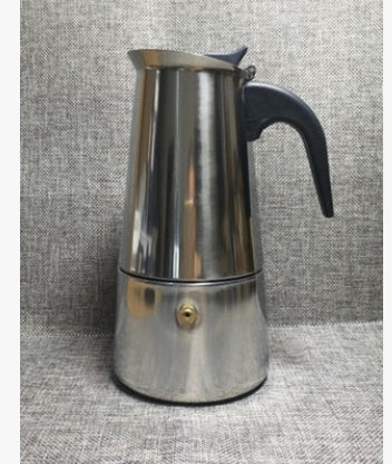 Hair Stainless Steel Moka Pot for Coffee - Induction Cooker Compatible