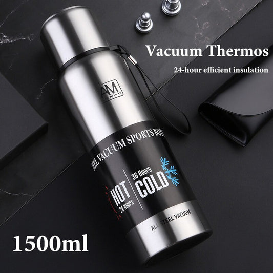 Stainless Steel Portable Vacuum Flask for Hot and Cold Beverages - Outdoor Ready