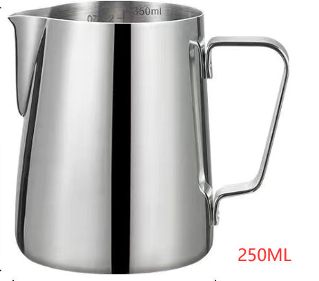 Frothing Pitcher with V-Shaped Pointed Design for Perfect Milk Froth