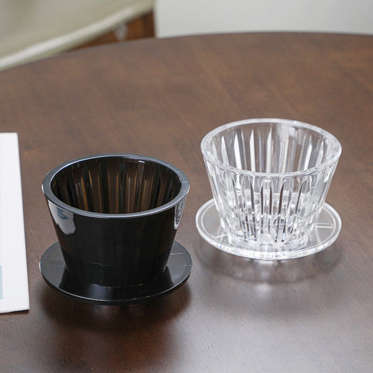 Acrylic Coffee Filter Cup with Reusable Filter Paper