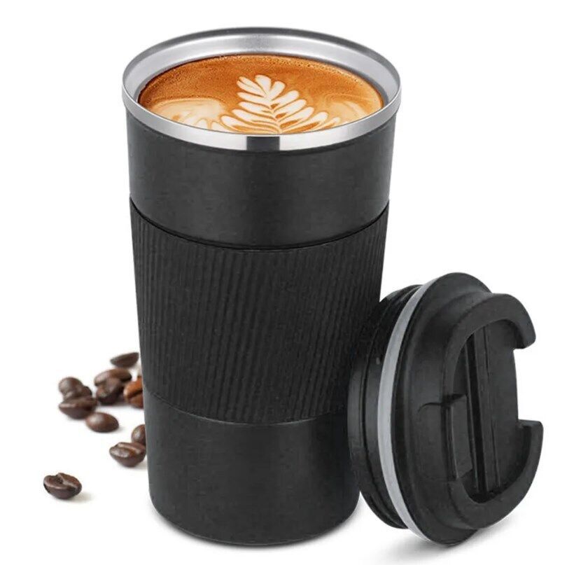Insulated Travel Mug 510ML - Leakproof 304 Stainless Steel Coffee Cup