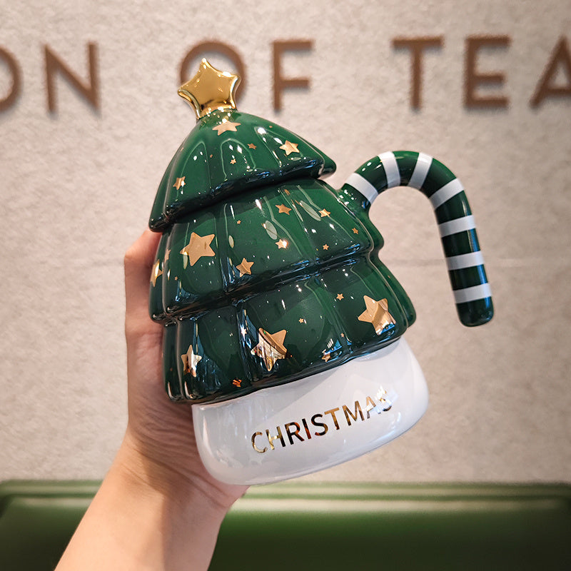 Cute And Creative Girl Christmas Tree Cup