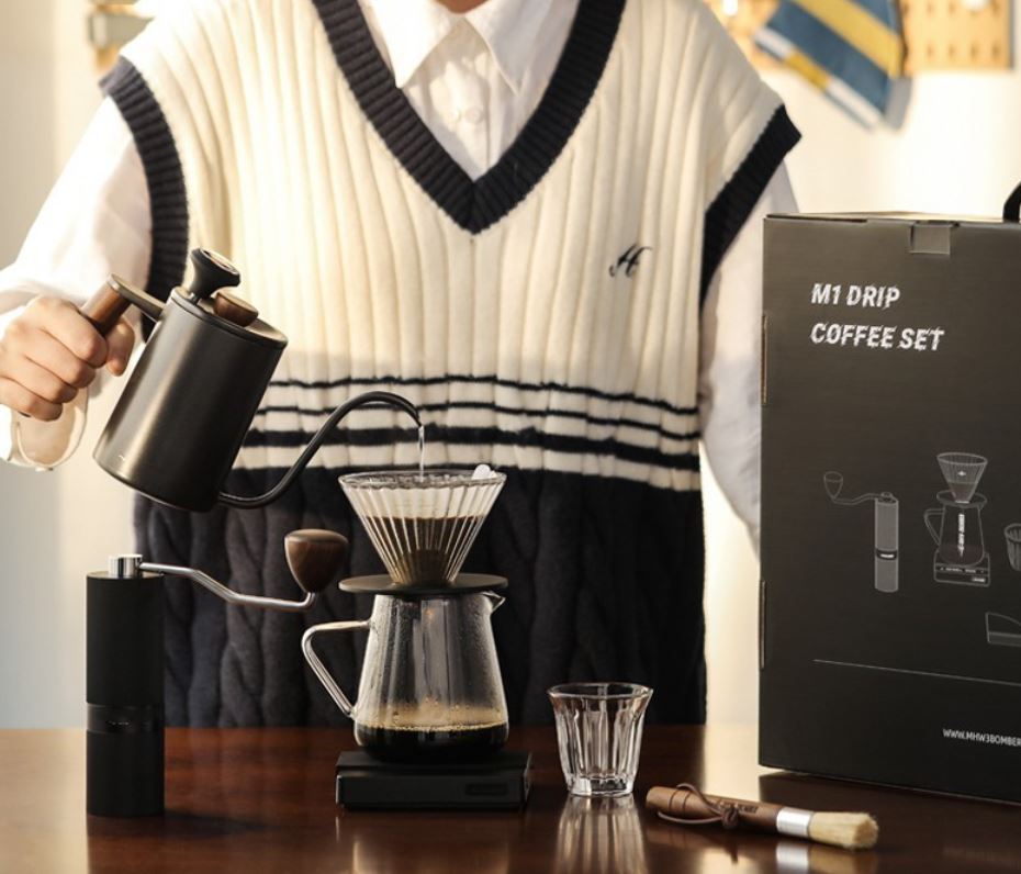 Drip Coffee Set Advanced 10 Pieces Premium Hand Brewing Kit