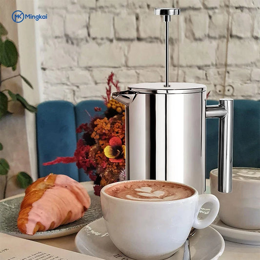 Stainless steel French press