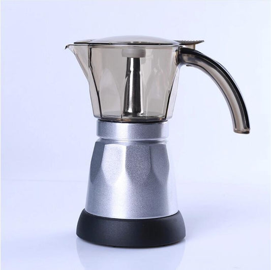 Stainless steel espresso maker
