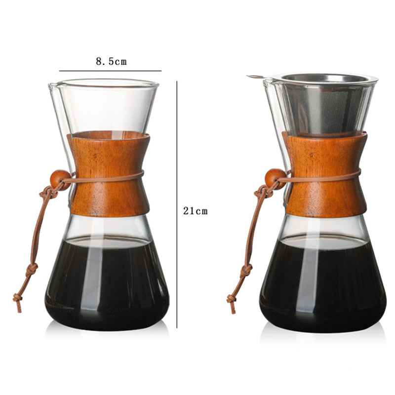 Convenient hand flush pot with filter CHEMEX