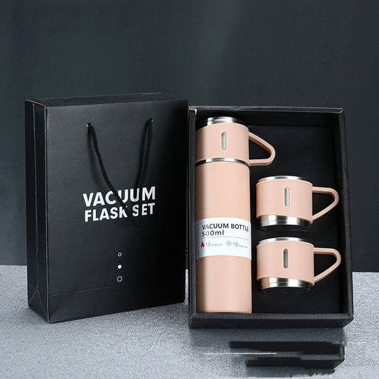 Handbag Gift Set with Vacuum Water Cup for Stylish Gifting