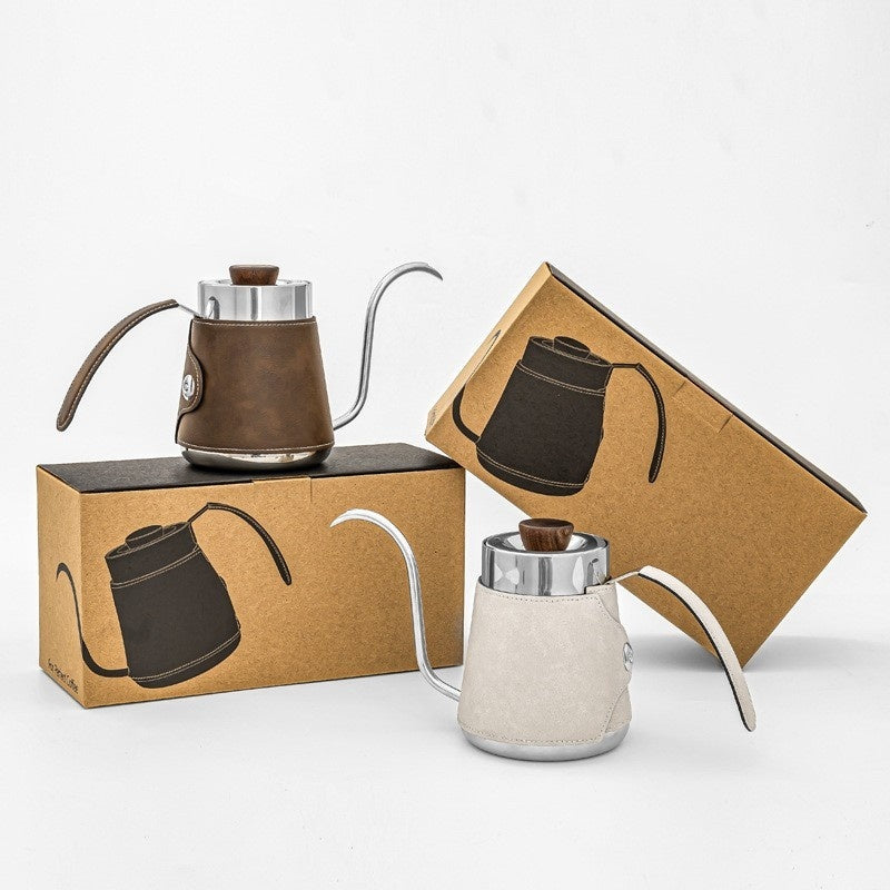 Gooseneck Anti-Scal Leather Kettle for Precision Brewing