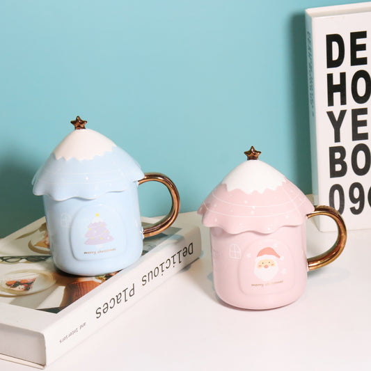 Creative Christmas Tree Mug  Large Capacity