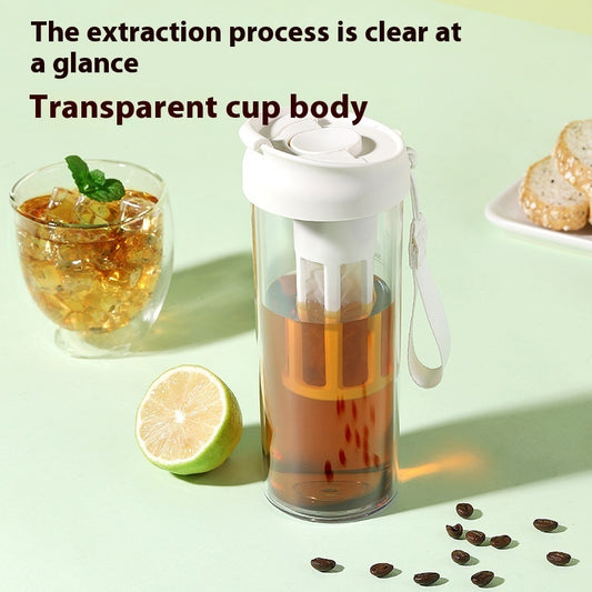 Cold Extraction Coffee Cup Portable Tea Water Separation Water Cup