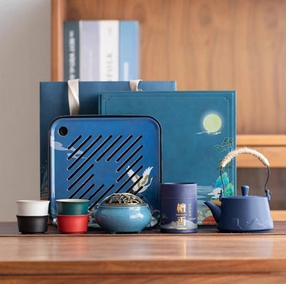 Tea Set Yuanshan Xiangdao - A Pot Of Four Cups Home Gift Box