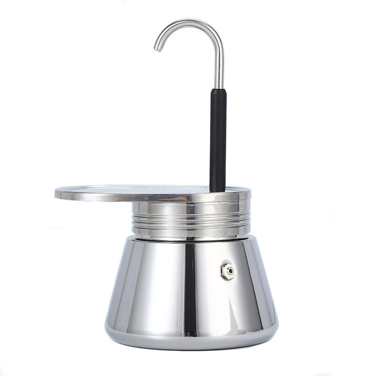 Household Stainless Steel Moka Pot for Perfect Espresso at Home