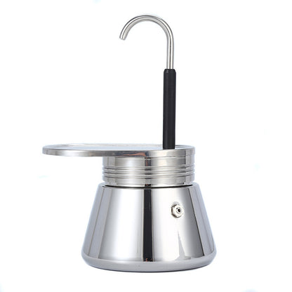 Household Stainless Steel Moka Pot for Perfect Espresso at Home