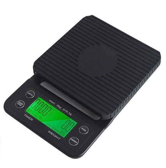 Electronic Coffee Weighing Scale - Black Precision Scale for Perfect Brewing