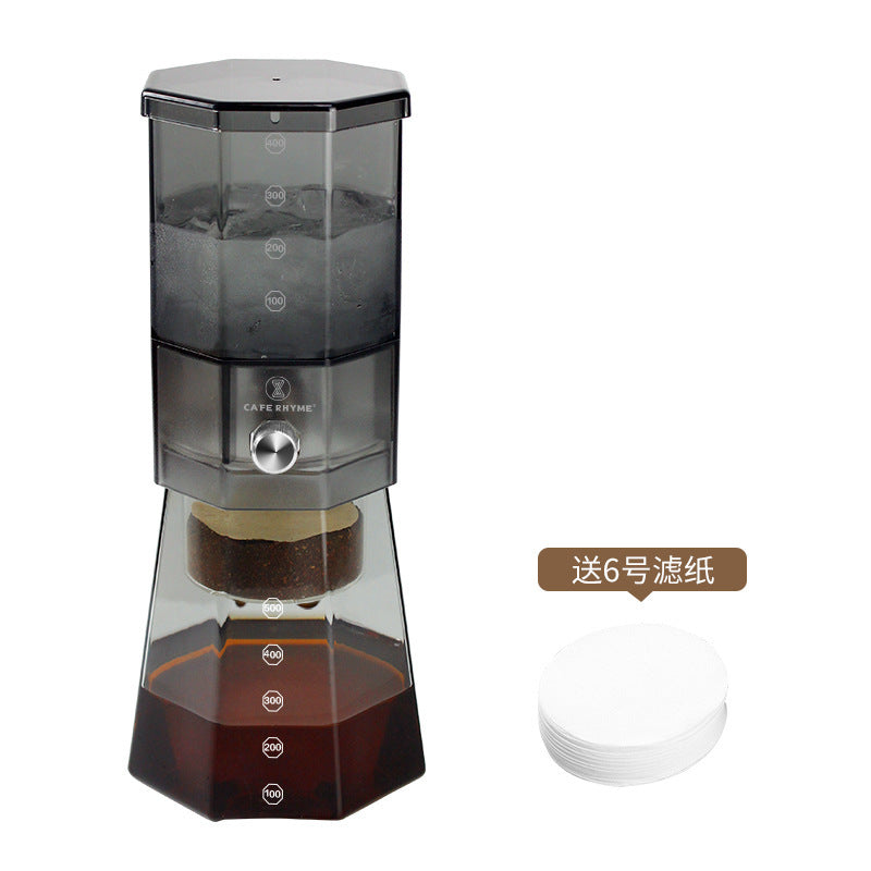 Ice Drip Coffee Pot Borosilicate Glass Cold Extraction Pot