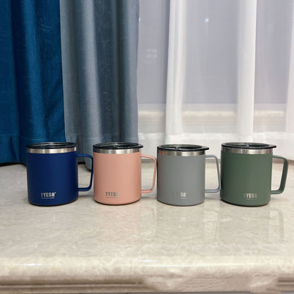 TYESO Coffee Mug 400ML - Insulated Travel Cup for Hot or Cold Beverages