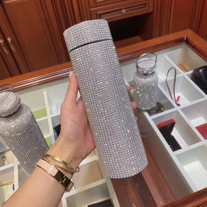 Luxury Vacuum Flask - Premium Insulated Drinkware with Flash Diamond Finish