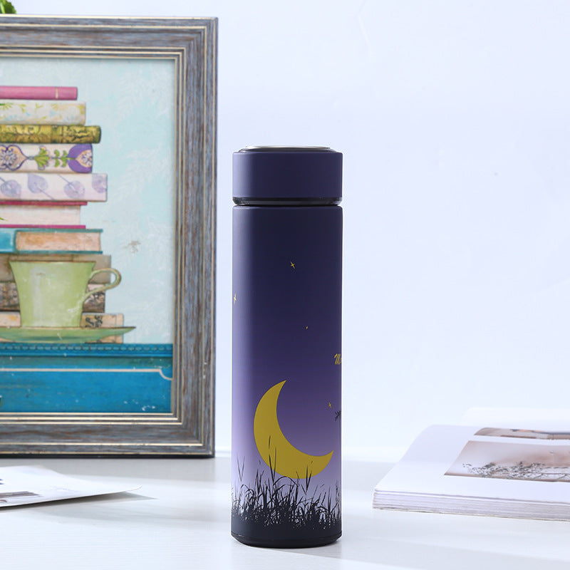Stainless Steel Vacuum Flask - Sleek Straight Body Design