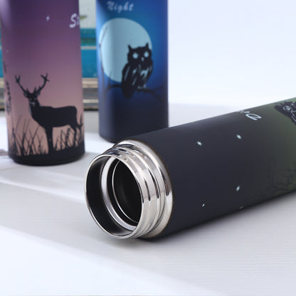 Stainless Steel Vacuum Flask - Sleek Straight Body Design
