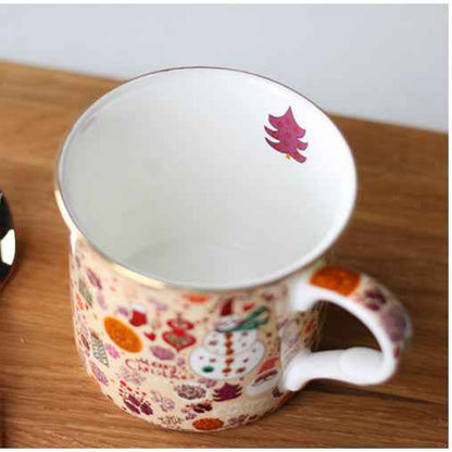 Scandinavian Illustrated Christmas Mug