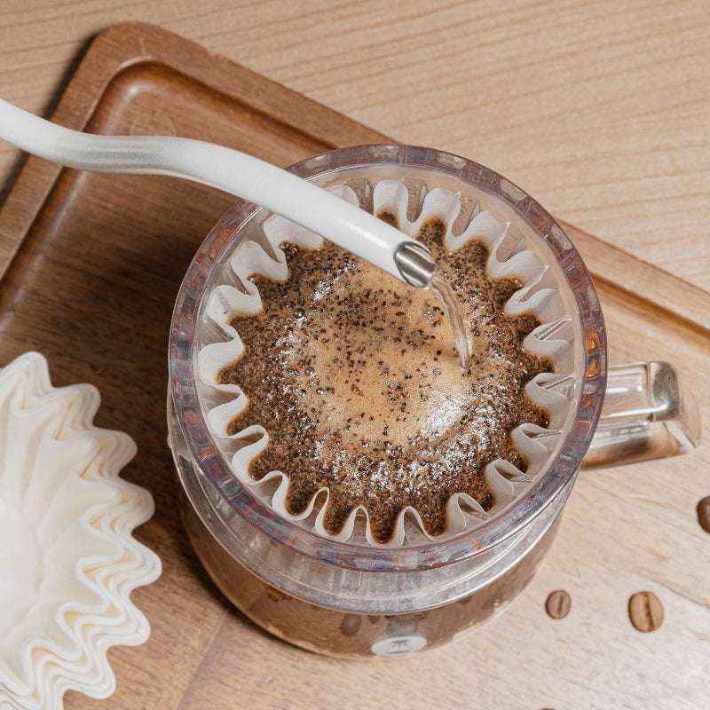 Hand Brewed Coffee Filter Cup - Flat Bottom Brewing for Perfect Cups
