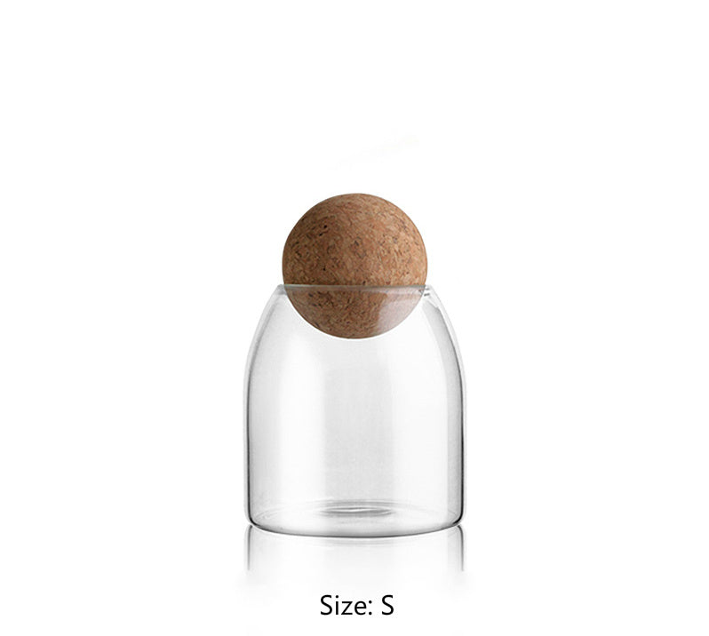 Kitchen Glass Storage Jar - Transparent Food Storage Tank for Freshness and Organization