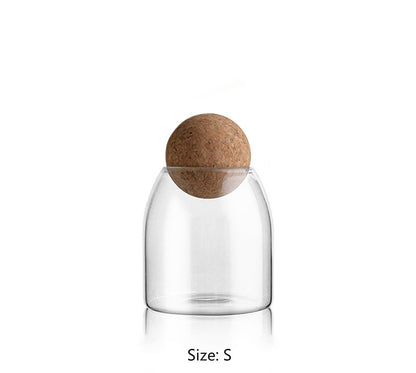 Kitchen Glass Storage Jar - Transparent Food Storage Tank for Freshness and Organization