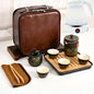 Ceramic Portable Travel Tea Set Gift Box