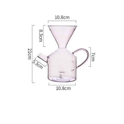 Household Glass All-in-one Pour-over Coffee Maker Set